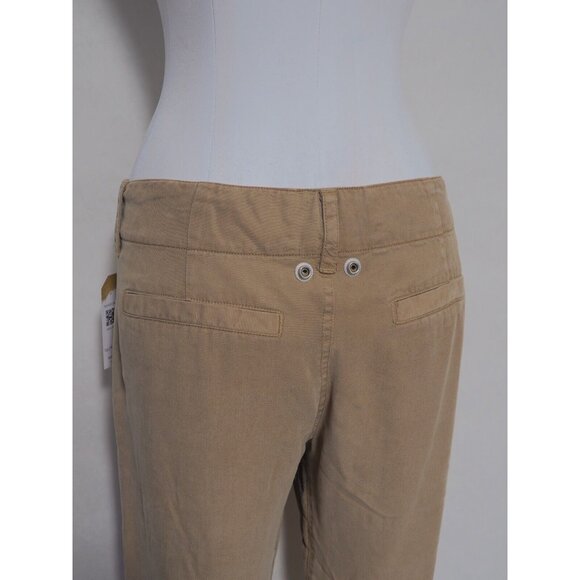 PAM & GELA Tan 100% Tencel Pants With Elastic Cuffs, US Size 4 - Picture 6 of 10